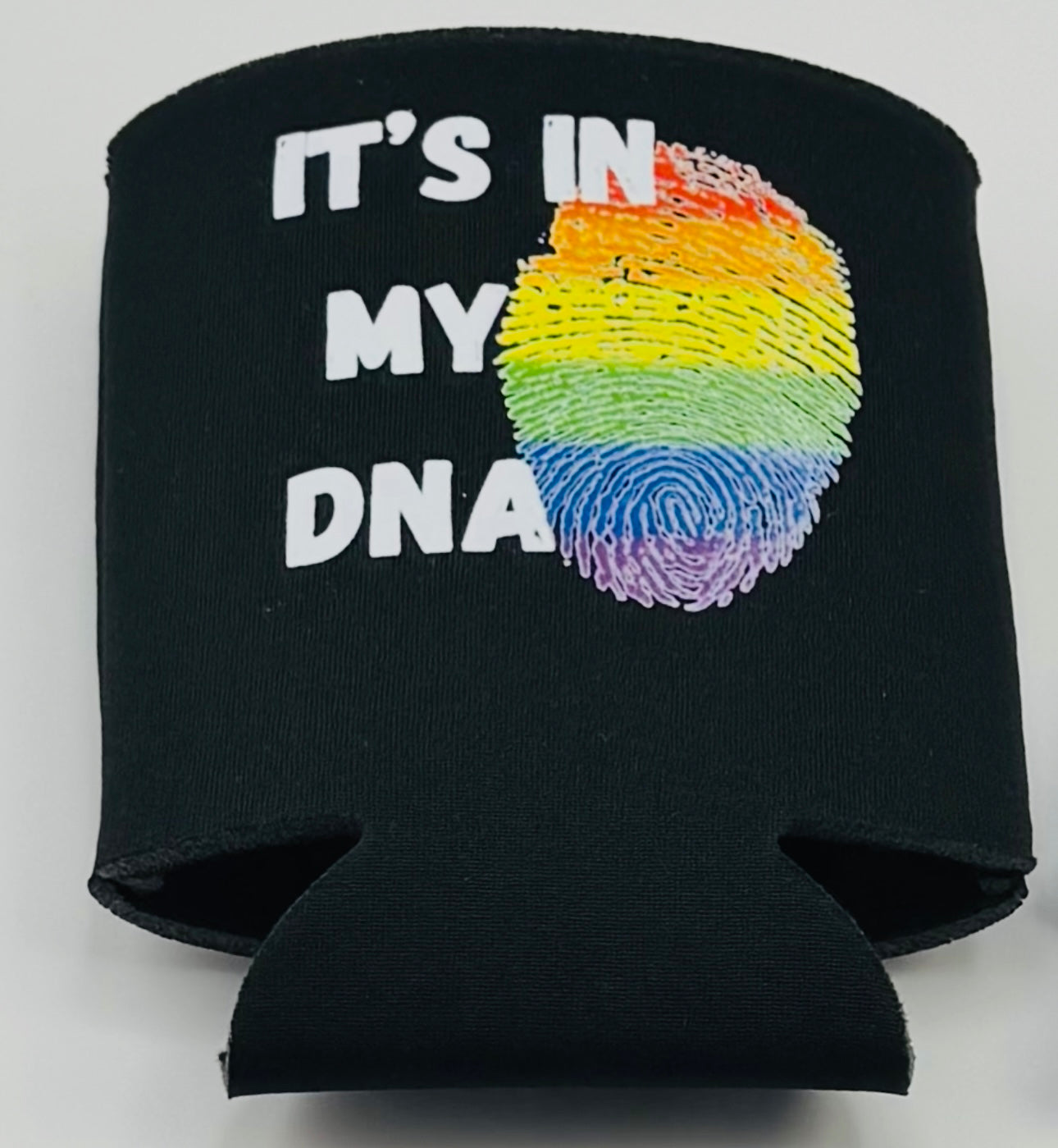 "It's In My DNA" Rainbow Pride Can Sleeve