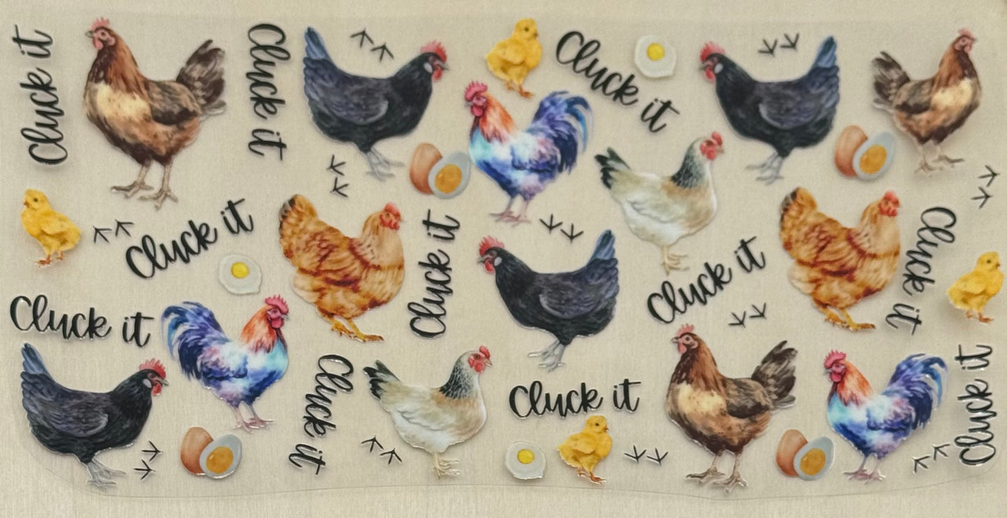 UV DTF Chicken Wraps
