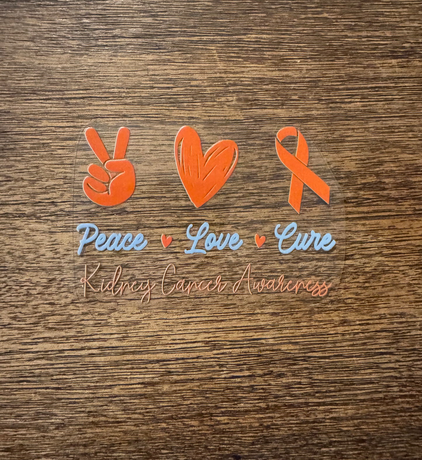 UV DTF Awareness Decals