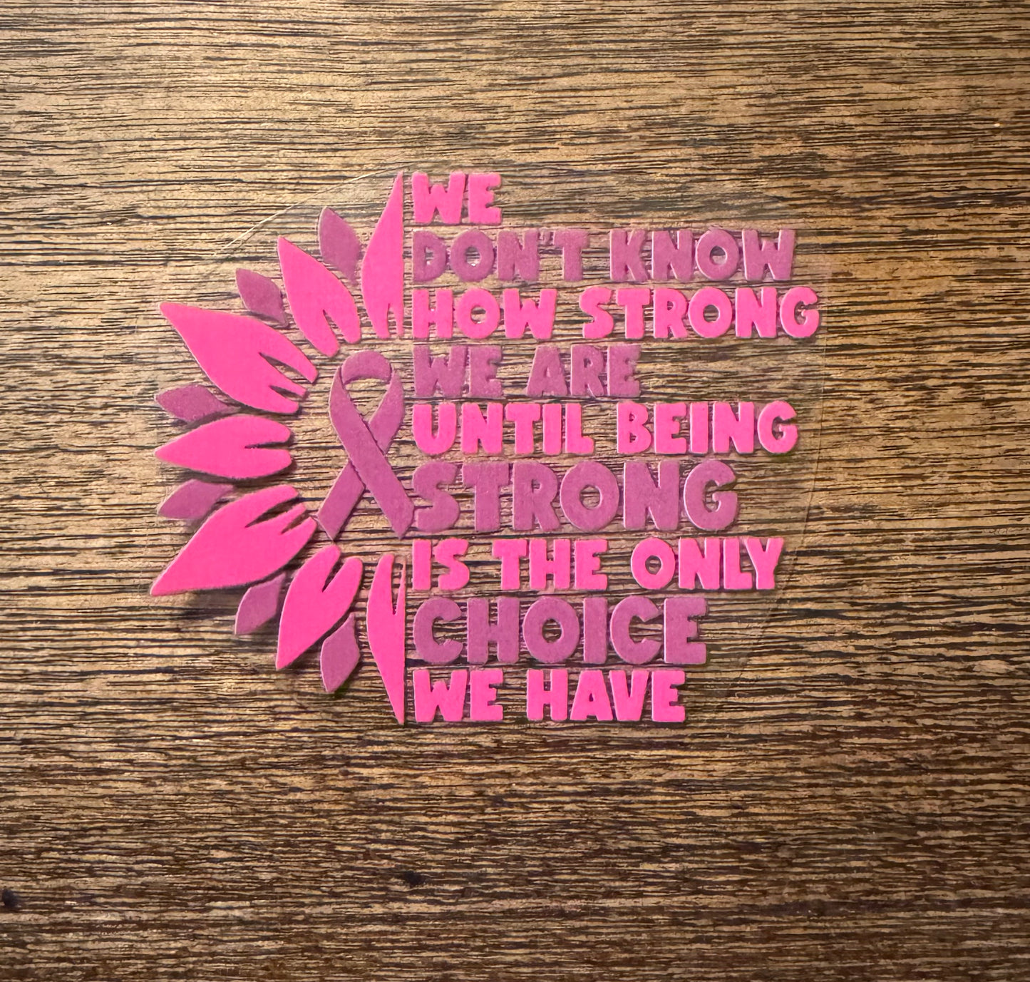 UV DTF Awareness Decals