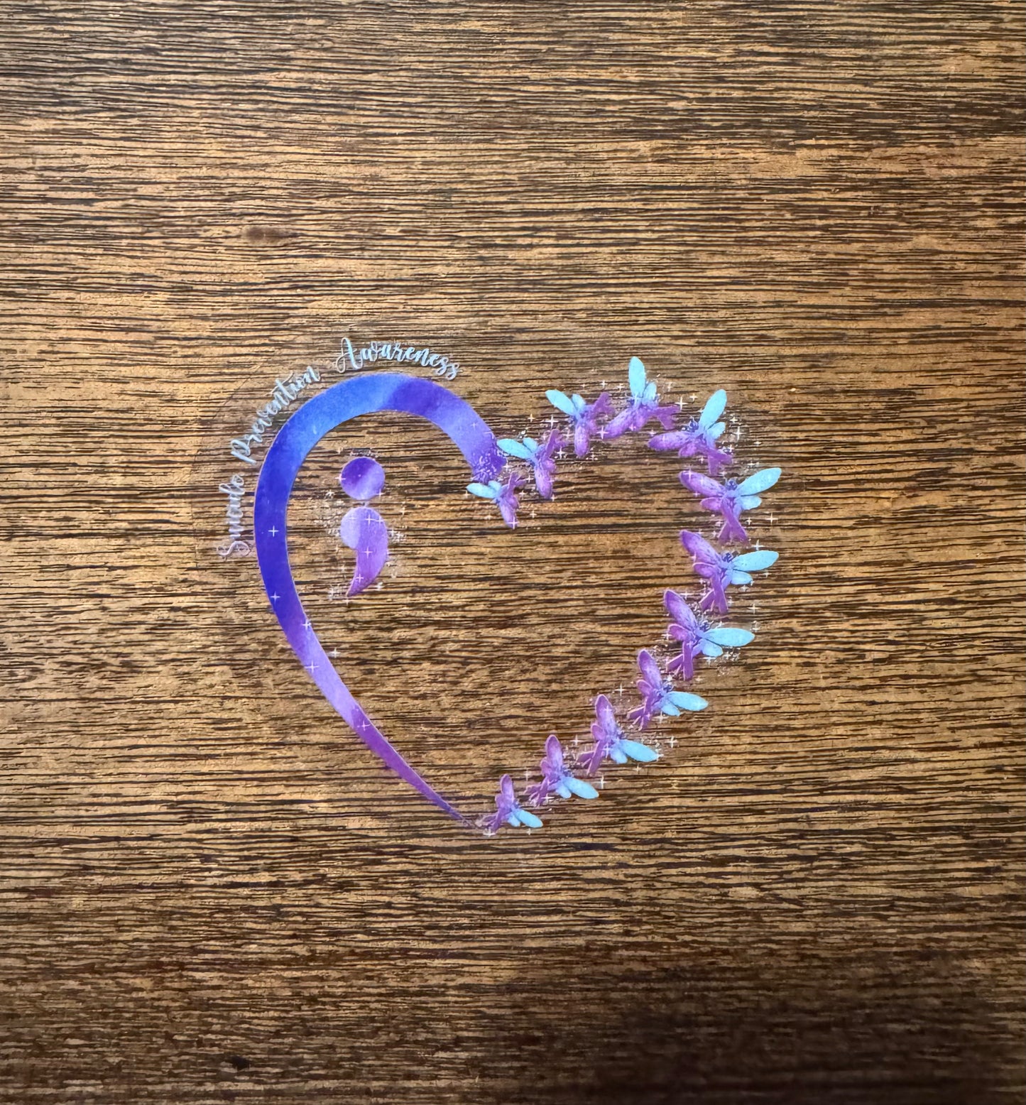 UV DTF Awareness Decals