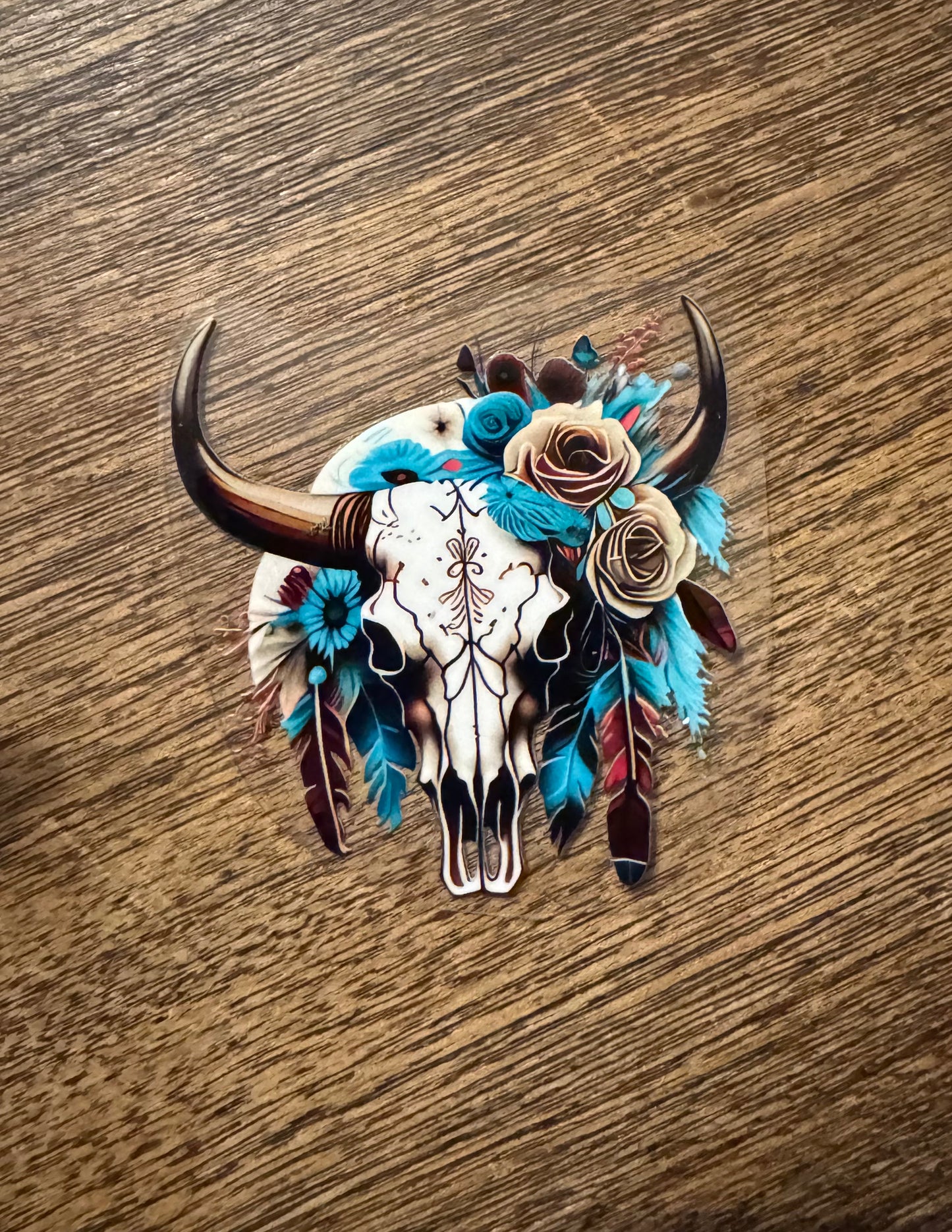 UV DTF Cow Decals