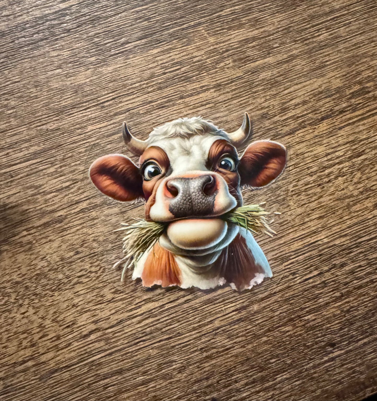 UV DTF Cow Decals