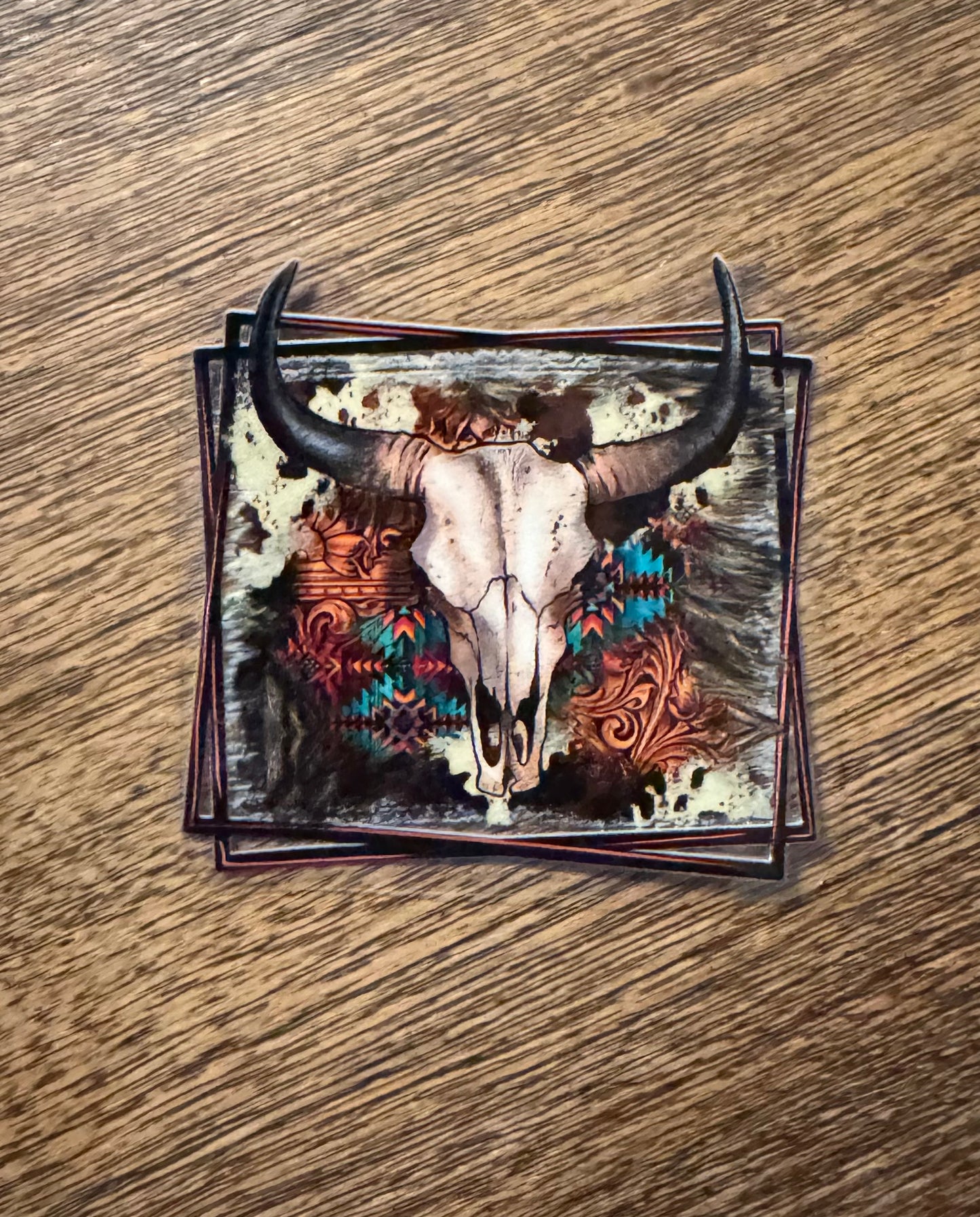 UV DTF Cow Decals