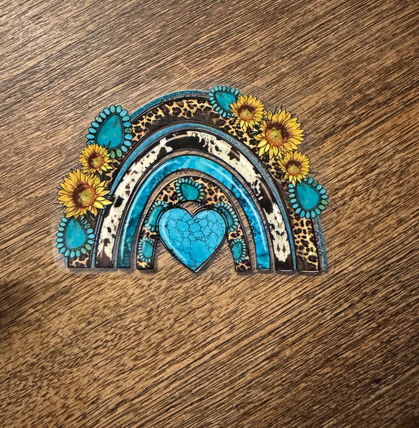 UV DTF Cow Decals
