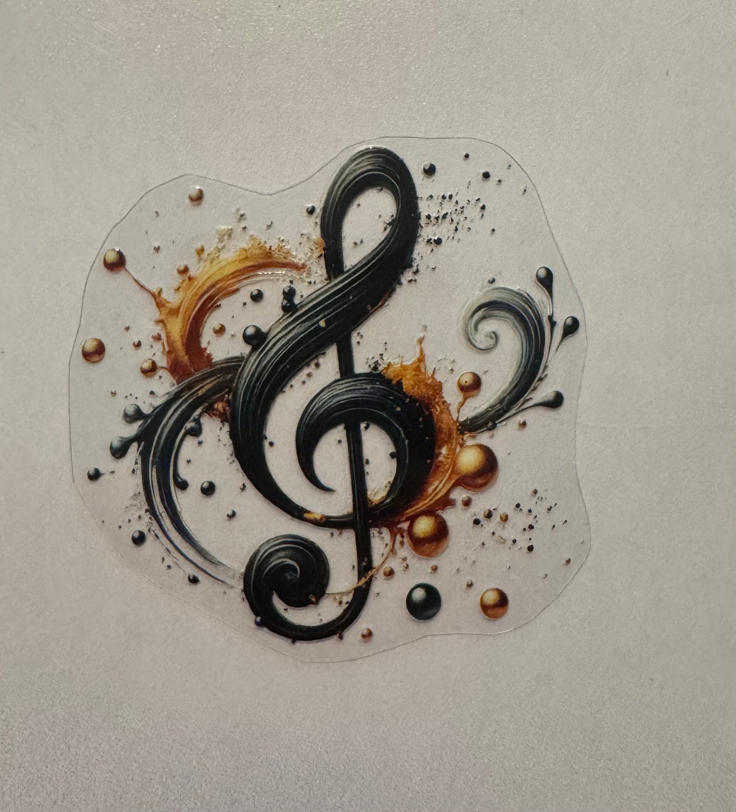 UV DTF Musical Decals