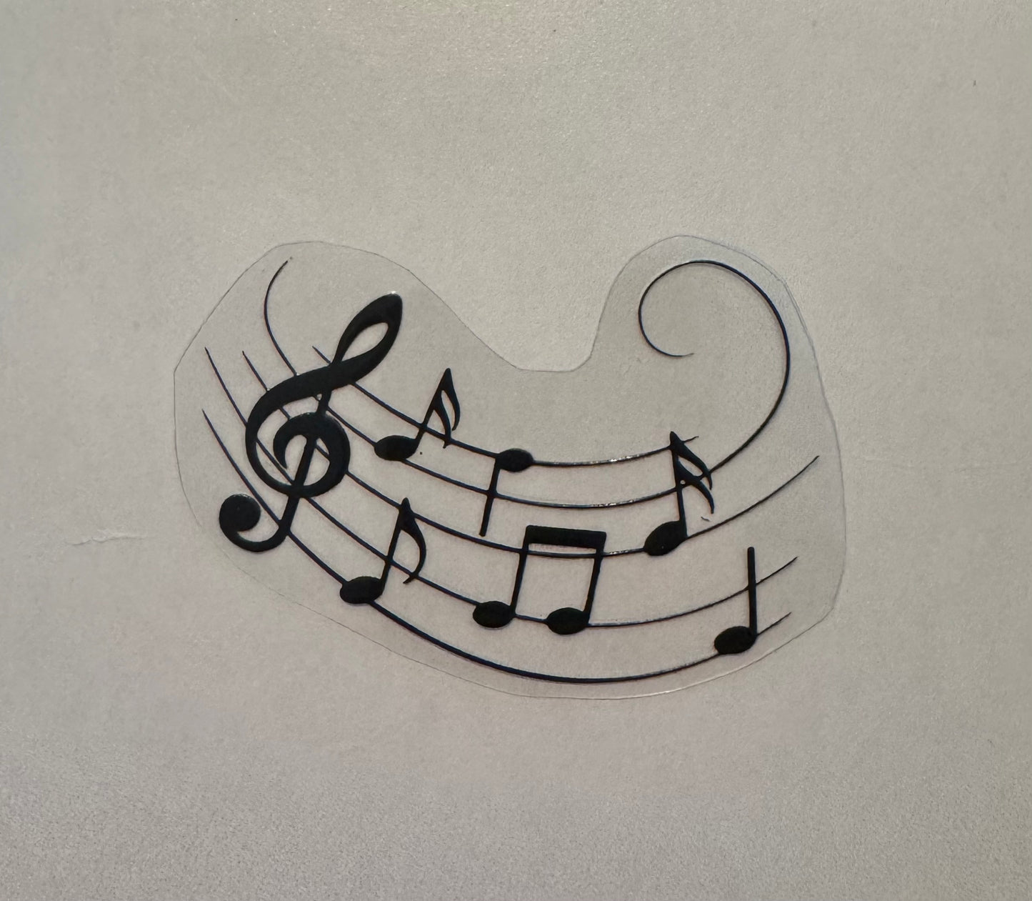 UV DTF Musical Decals