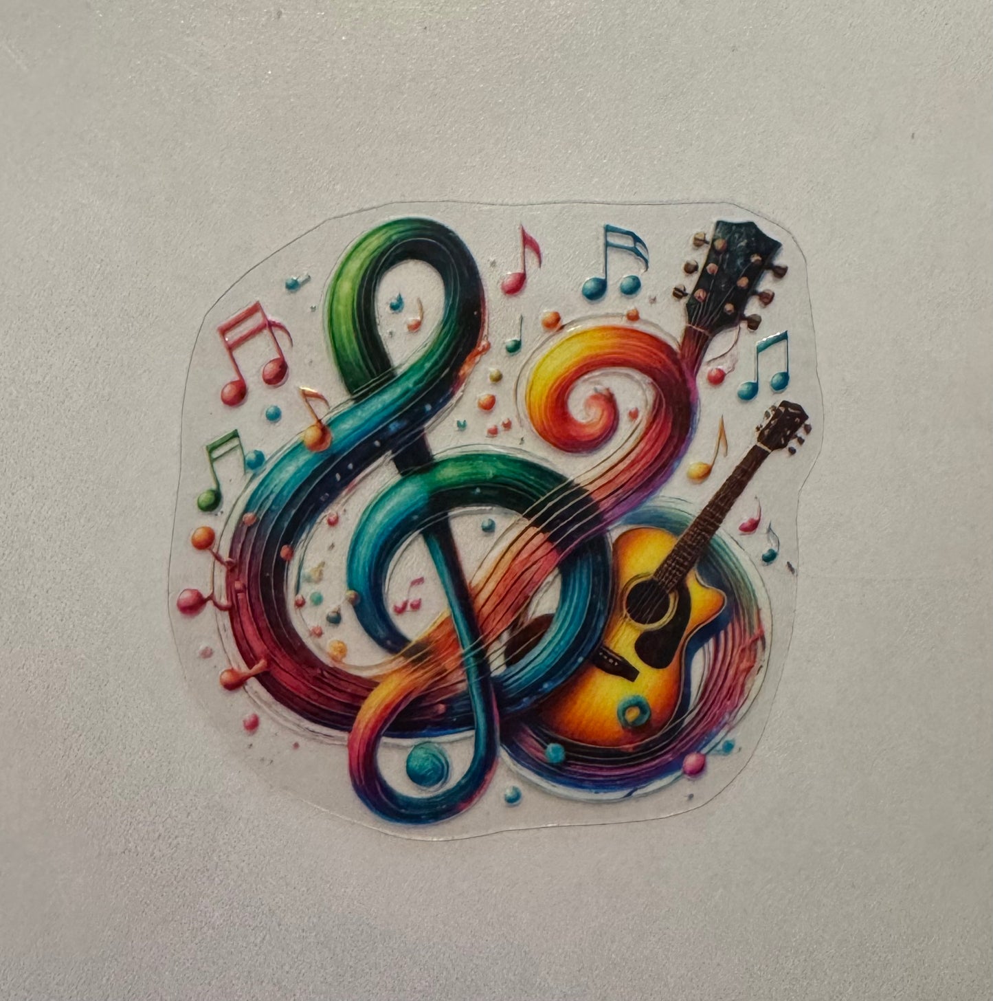 UV DTF Musical Decals