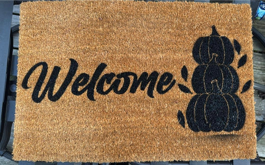 Fall Welcome Door Mat