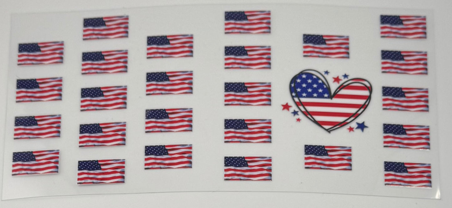 UV DTF Patriotic Wraps