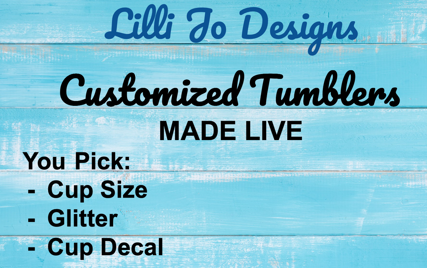 Customized Tumbler (MADE ON/OFF TIKTOK LIVE )
