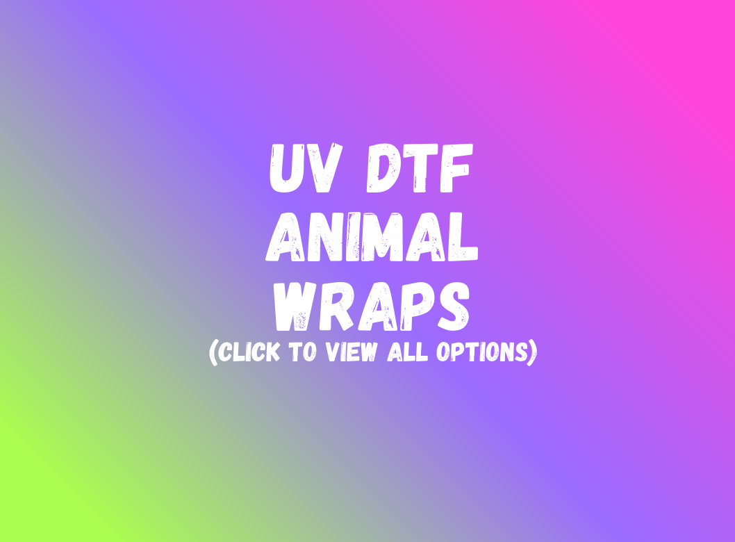 UV DTF Animal Wraps