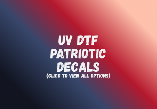 UV DTF Patriotic Decals