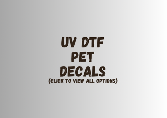 UV DTF Pet Decals