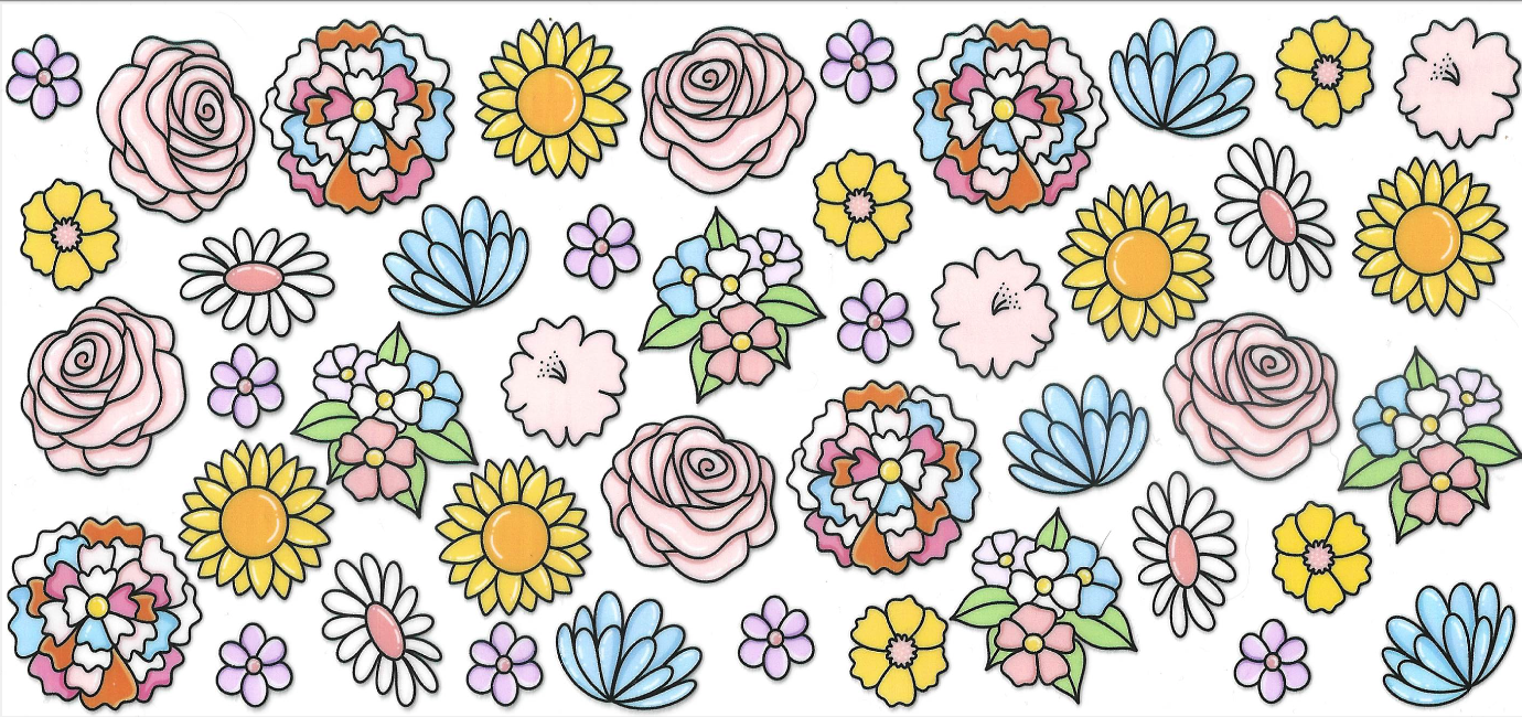 UV DTF Flowers & Plants Wraps