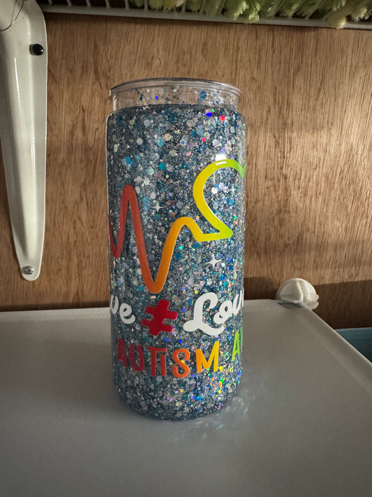 Autism Awareness 20oz Snowglobe Tumbler